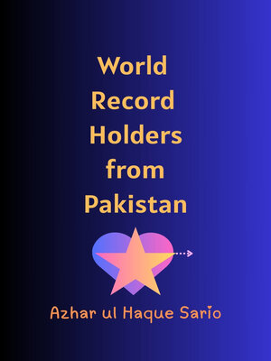 cover image of World Record Holders from Pakistan